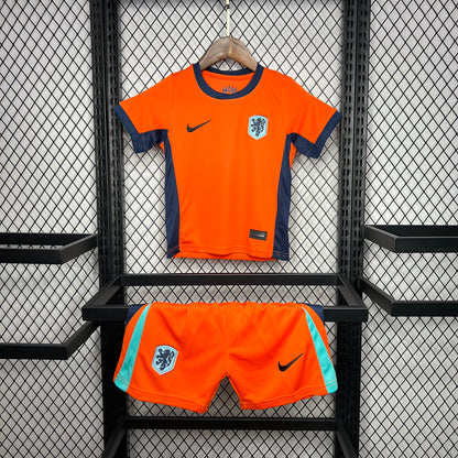 Holanda 2024/25 Euro Home Kit Infantil