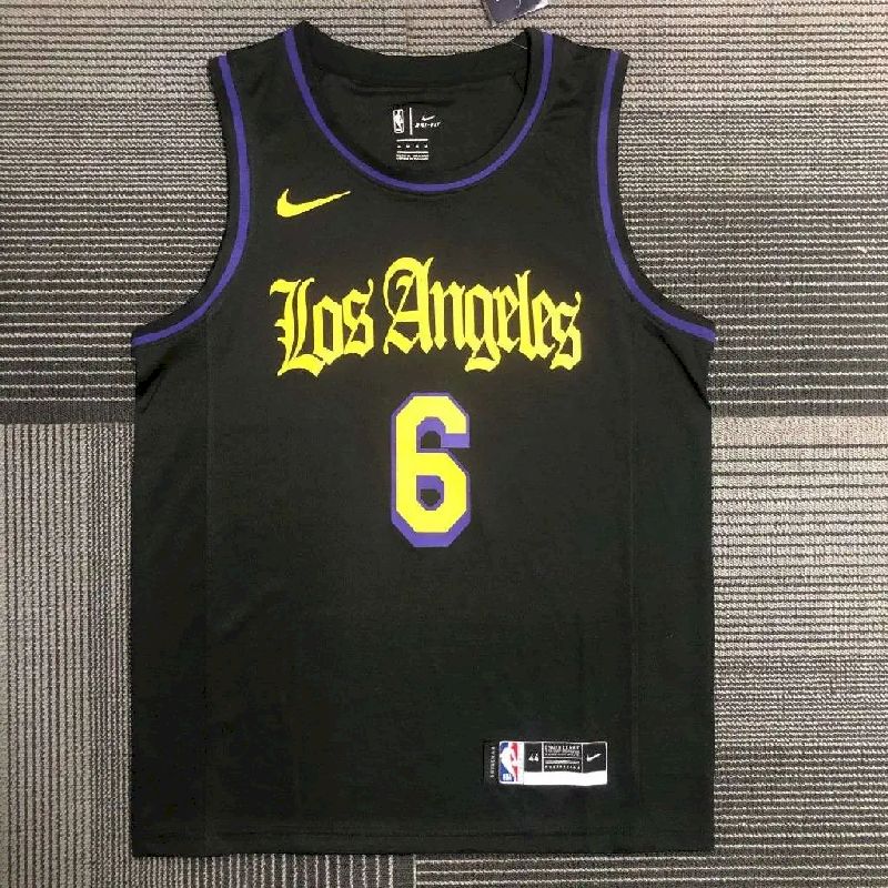 Men’s LeBron James Black Team Jersey