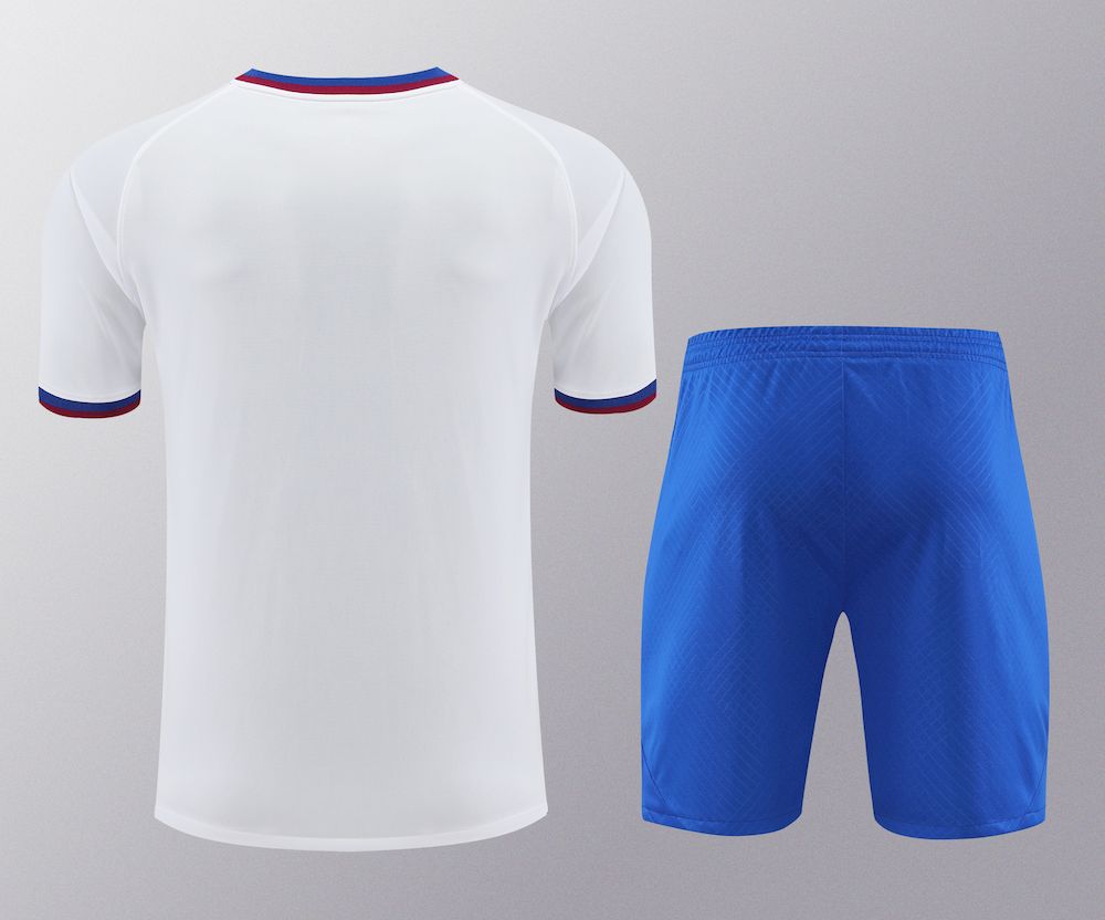 Camisa de treino adulto Barcelona 2023/24 + short 418