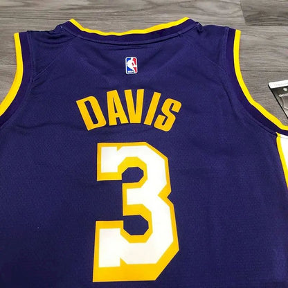 Camisa Anthony Davis Masculina Roxa Versão Jogador – Edição Clássica Retro