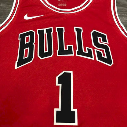 Camisa Derrick Rose Masculina Vermelha Versão Jogador – Edição Clássica