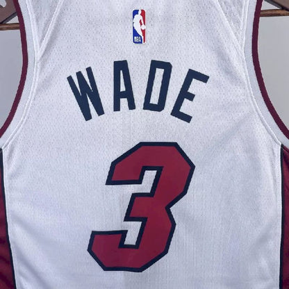 Camisa masculina Dwyane Wade branca da equipe