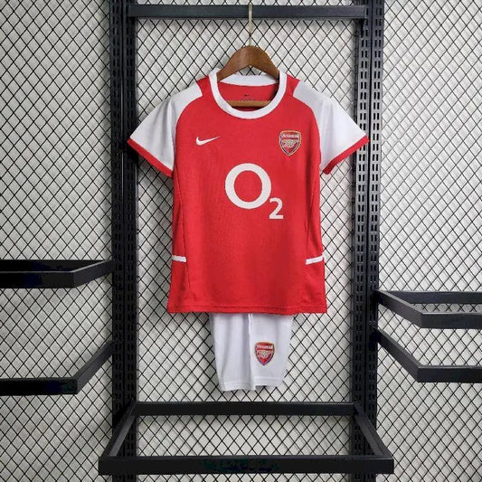 Camisa infantil do Arsenal 2002/04