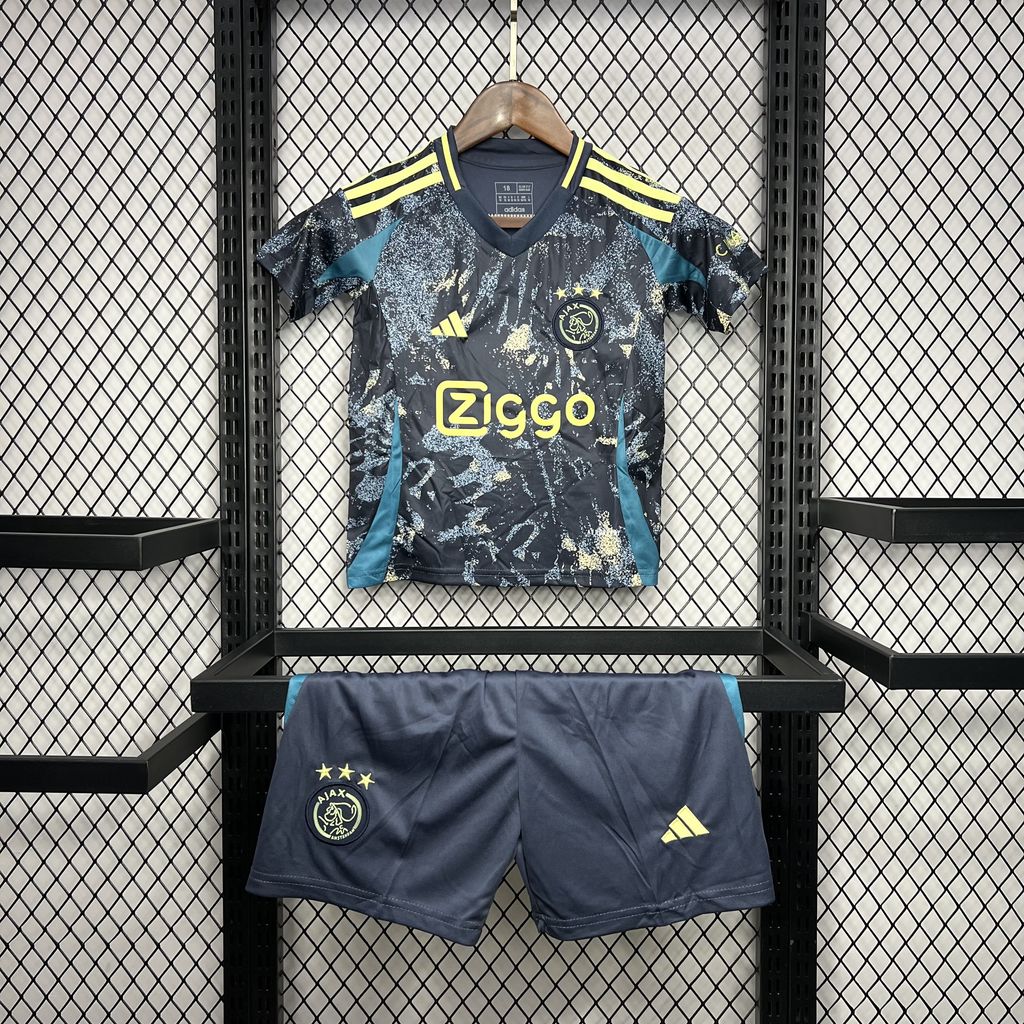 Uniforme reserva infantil do Ajax 2024/25