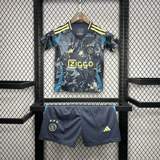 Uniforme reserva infantil do Ajax 2024/25