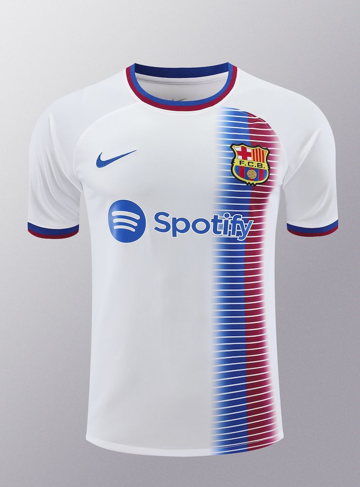 Camisa de treino adulto Barcelona 2023/24 + short 418