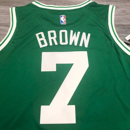 Camisa Jaylen Brown Masculina Verde Versão Jogador - Edição Ícone