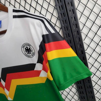 Camisa retrô da Alemanha para a Copa do Mundo de 1990