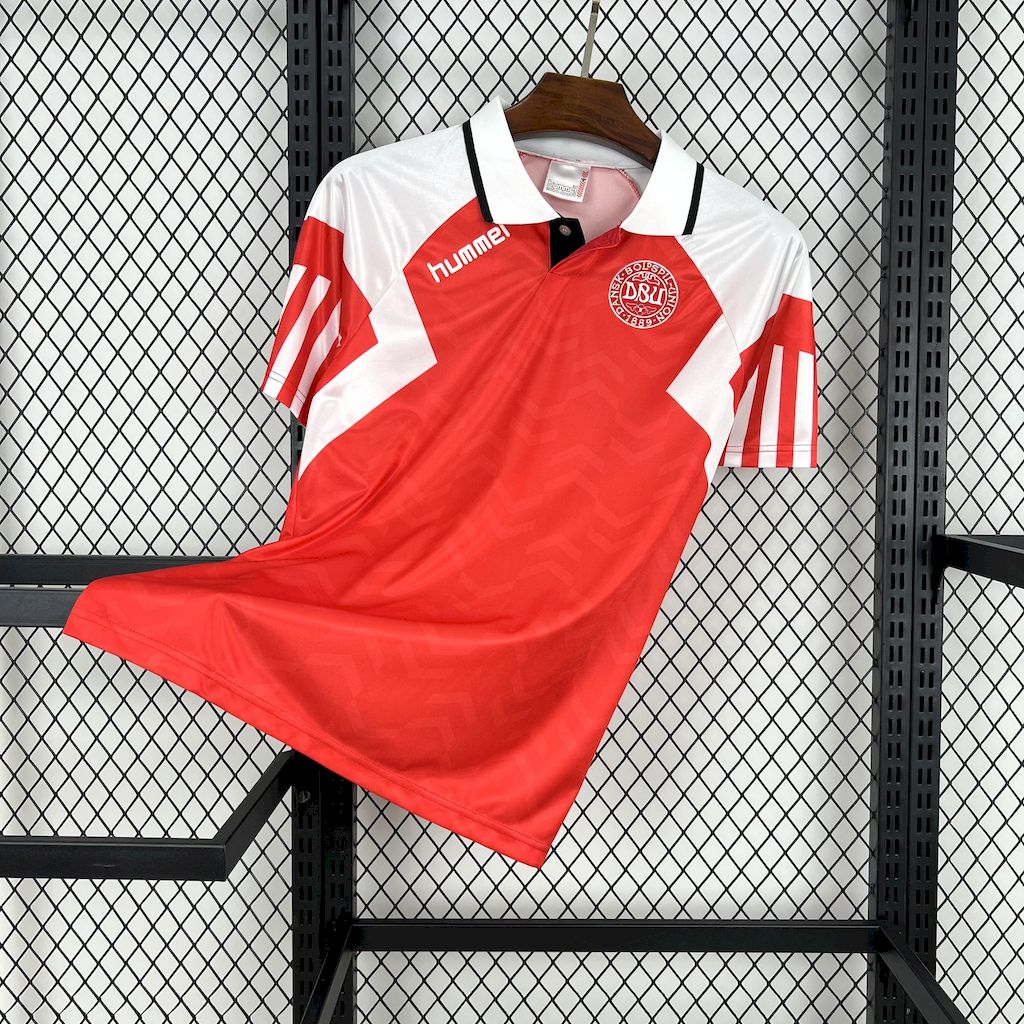 Camisa retrô da Dinamarca 1992