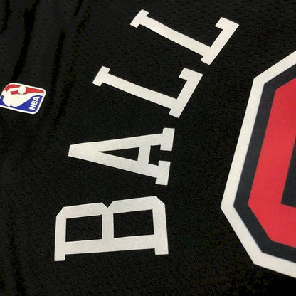 Camisa masculina preta Swingman da Lonzo Ball – Edição Statement