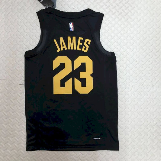 Men’s LeBron Raymone James Balck Team Jersey – Statement Edition