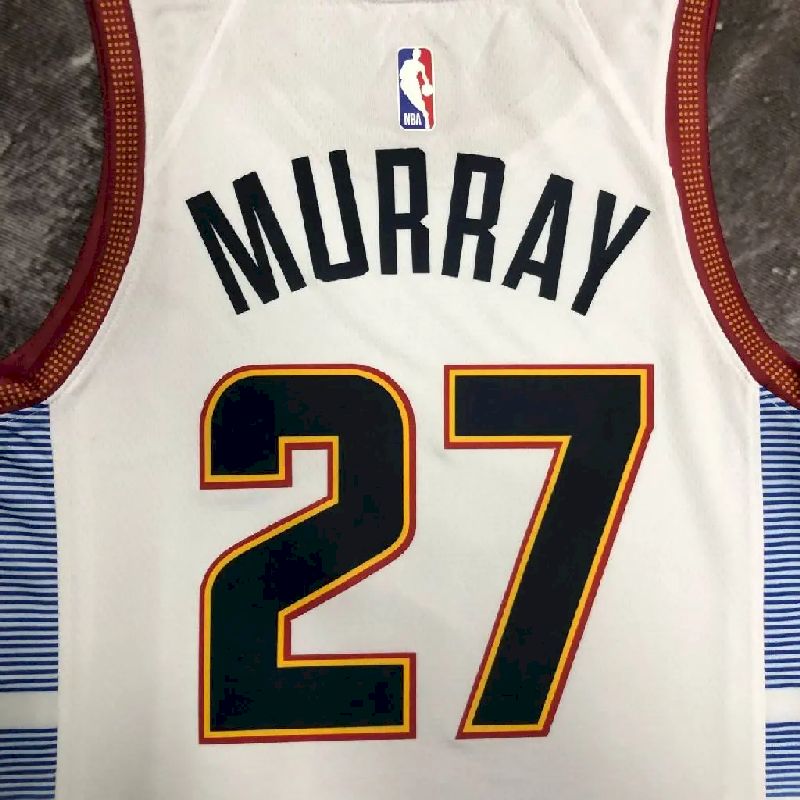 Camisa Jamal Murray Branca Masculina – Edição Cidade