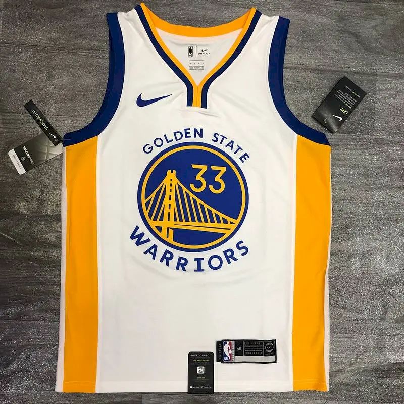 Camisa James Wiseman Masculina Branca Versão Jogador