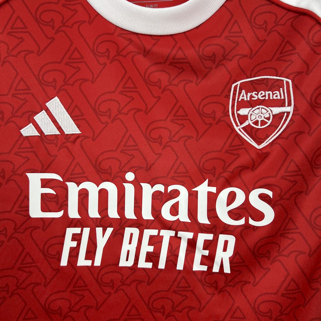 Arsenal 2025/26 Home Kids Kit