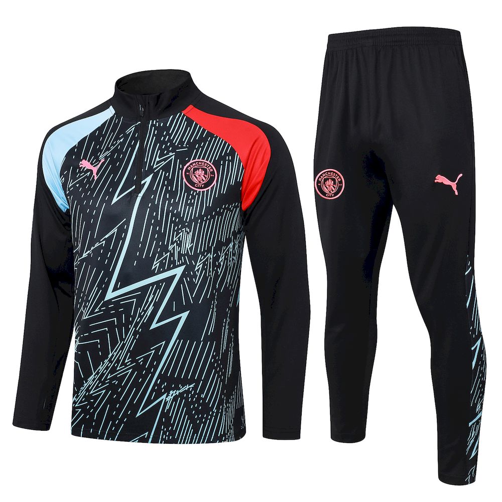 Suéter e calça Manchester City 2024/25 com zíper e meio zíper 815