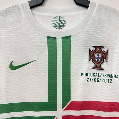 Camisa Portugal Eurocopa 2012, mangas compridas, retrô