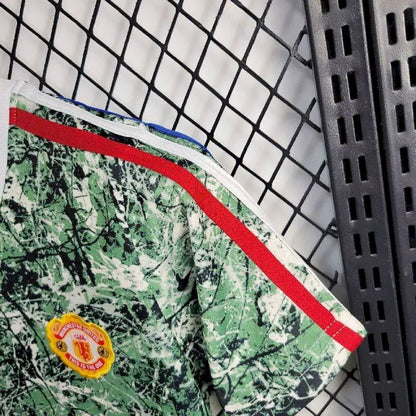 Kids Manchester United 2024/25 Stone Roses Originals Icon Edition Kit