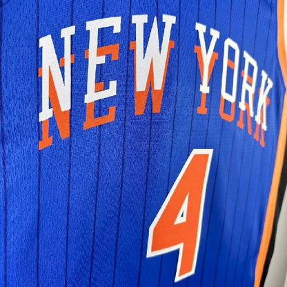 Camisa azul Derrick Rose masculina 2024 – Edição City