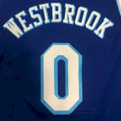 Men’s Russell Westbrook 2021 Blue Player Version Jersey – Classic Edition