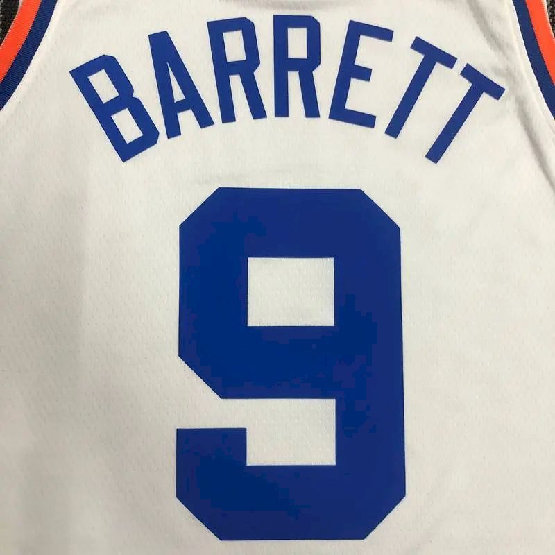 RJ Barrett Men’s White 2021-22 75th Anniversary Jersey – Classic Edition
