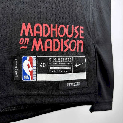 Camisa preta masculina Scottie Pippen 2024 – Edição City