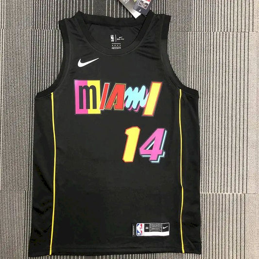 Men’s Tyler Herro Black 2021-22 Swingman Team Jersey – City Edition
