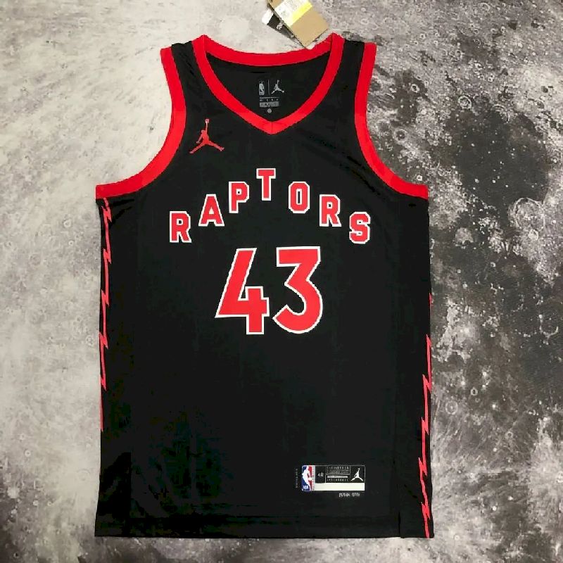 Camisa preta masculina Pascal Siakam Team – Edição Statement