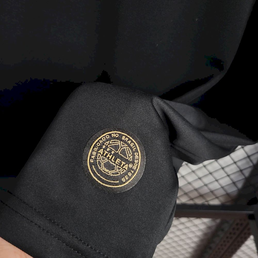 Men's Santos 2025/26 Pele 1.000 GOLS Black Jersey