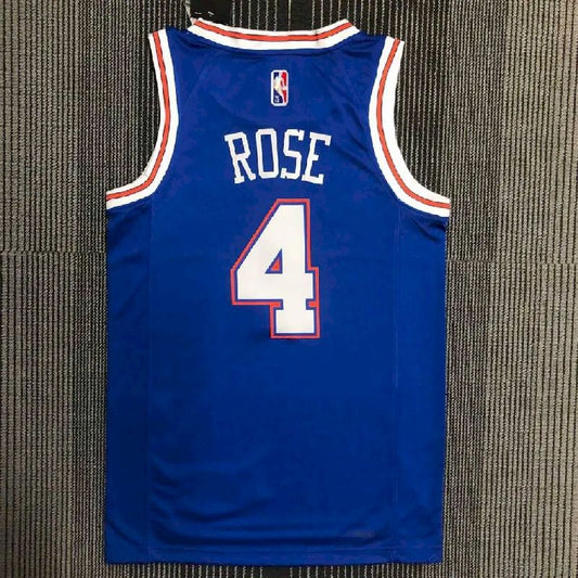 Men’s Derrick Rose Blue Team Jersey – Statement Edition