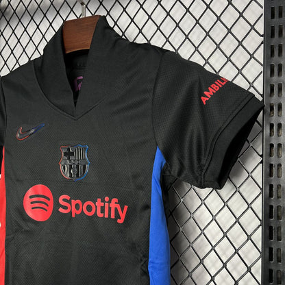 Kit reserva infantil do Barcelona 2024/25