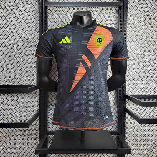 Camisa de goleiro da Argentina 2024/25 versão jogador