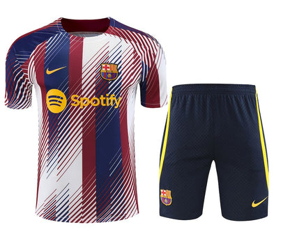 Camisa de treino adulto Barcelona 2023/24 + short 418