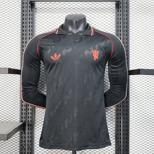 Camisa Manchester United Edição Especial 2025/26 Manga Longa Versão Jogador