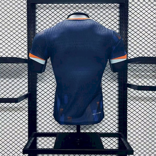Netherlands 2024/25 Euro Away Jersey Player Version