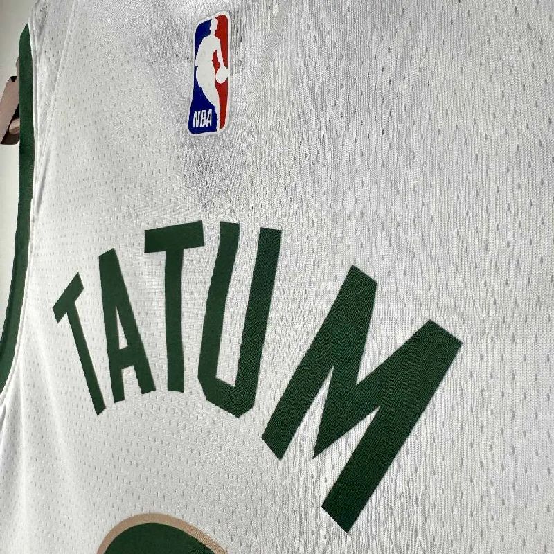 Camisa Jayson Tatum Branca Masculina 2024 – Edição Cidade