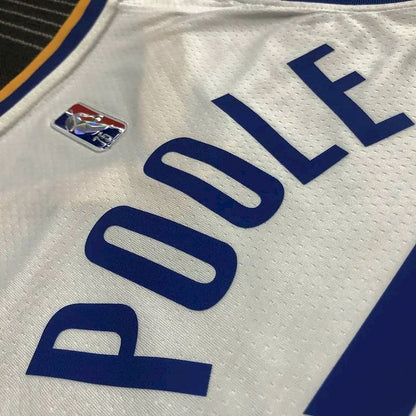 Camisa Jordan Poole Branca Masculina – Edição de 75º Aniversário