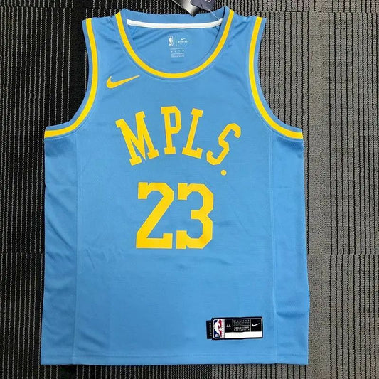 Camisa Swingman Masculina Azul LeBron James – Edição Clássica MPLS