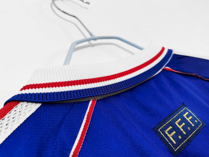 Camisa retrô da França para a Copa do Mundo de 1998