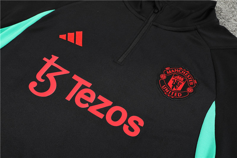 Suéter e calça adulto Manchester United 2023/24 com zíper 14001