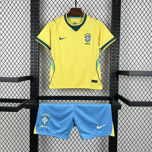 Kids Brazil 2026 World Cup Home Kit