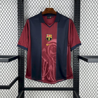 Barcelona 2000/01 Home Retro Skeleton Jersey