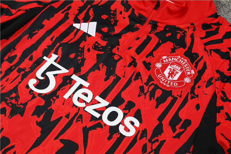 Suéter e calça adulto Manchester United 2023/24 com zíper 14001