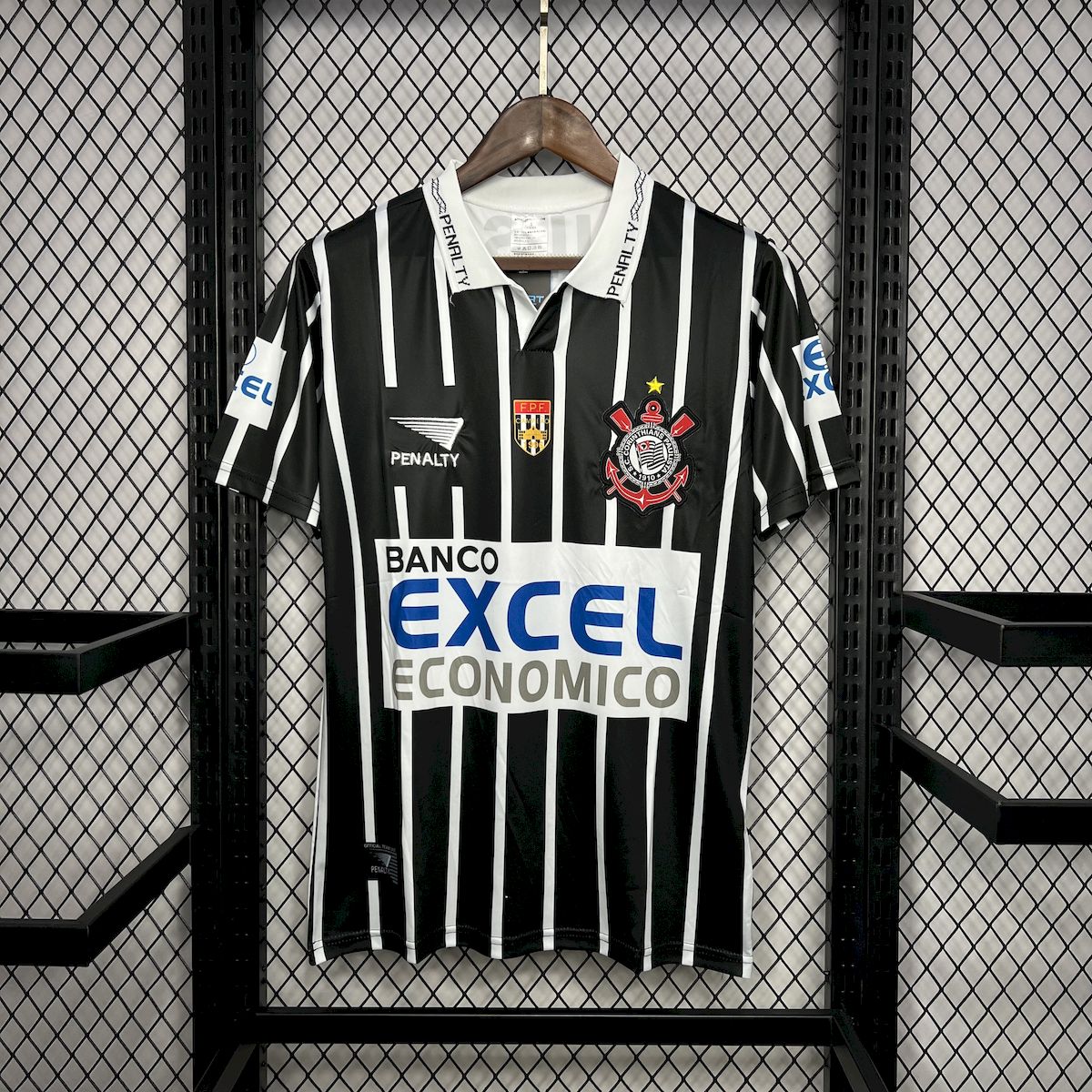 Camisa reserva do Corinthians 1998 retrô