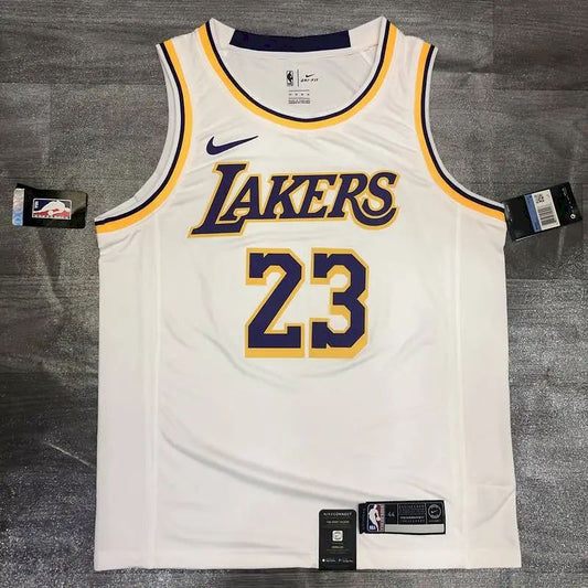 Camisa LeBron James White versão jogador masculina