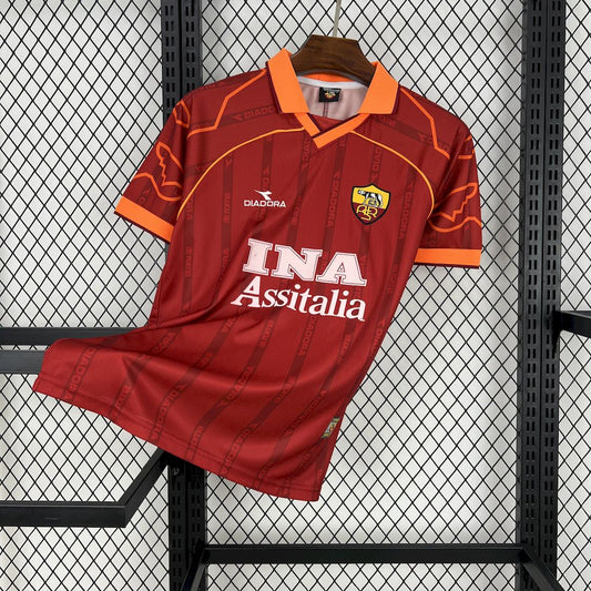 Camisa retrô da AS Roma 1999/00