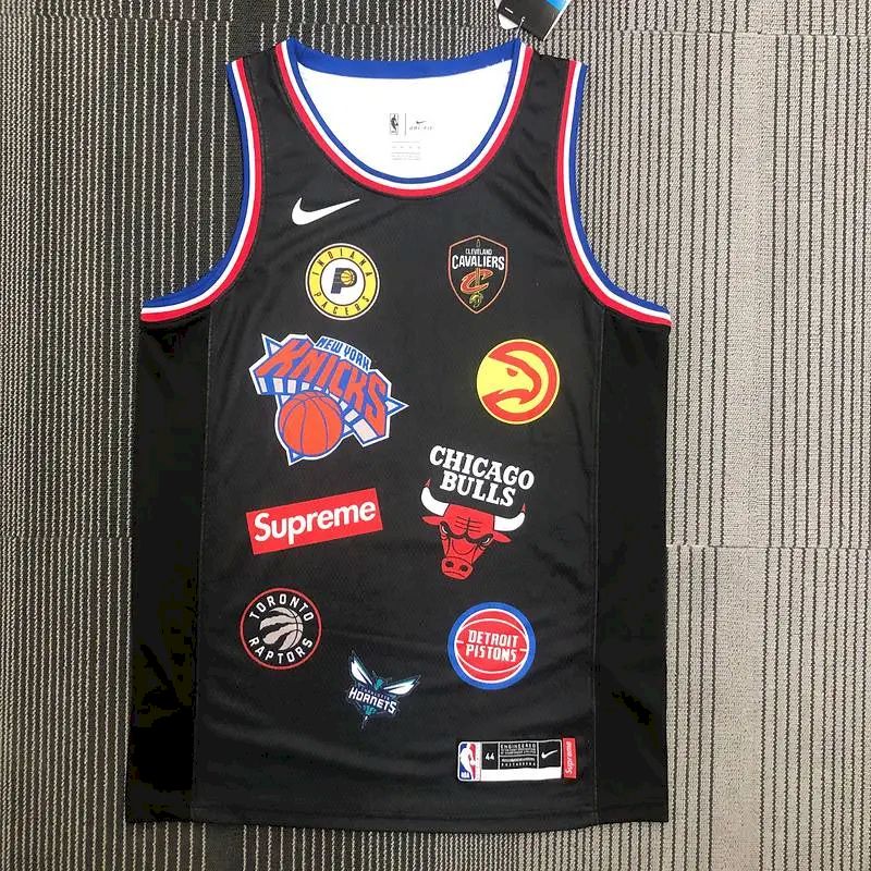 Men’s Co-branded Black Swingman Player Version Jersey – Limited Edition