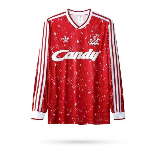 Liverpool 1989/91 Home Long Sleeves Retro Jersey