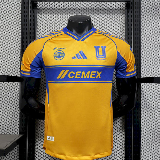 Tigres 2025/26 Home Jersey Player Version