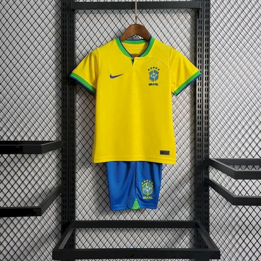 Kit Infantil Brasil Copa do Mundo 2022