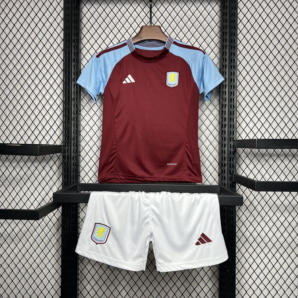 Kids Aston Villa 2024/25 Home Kit